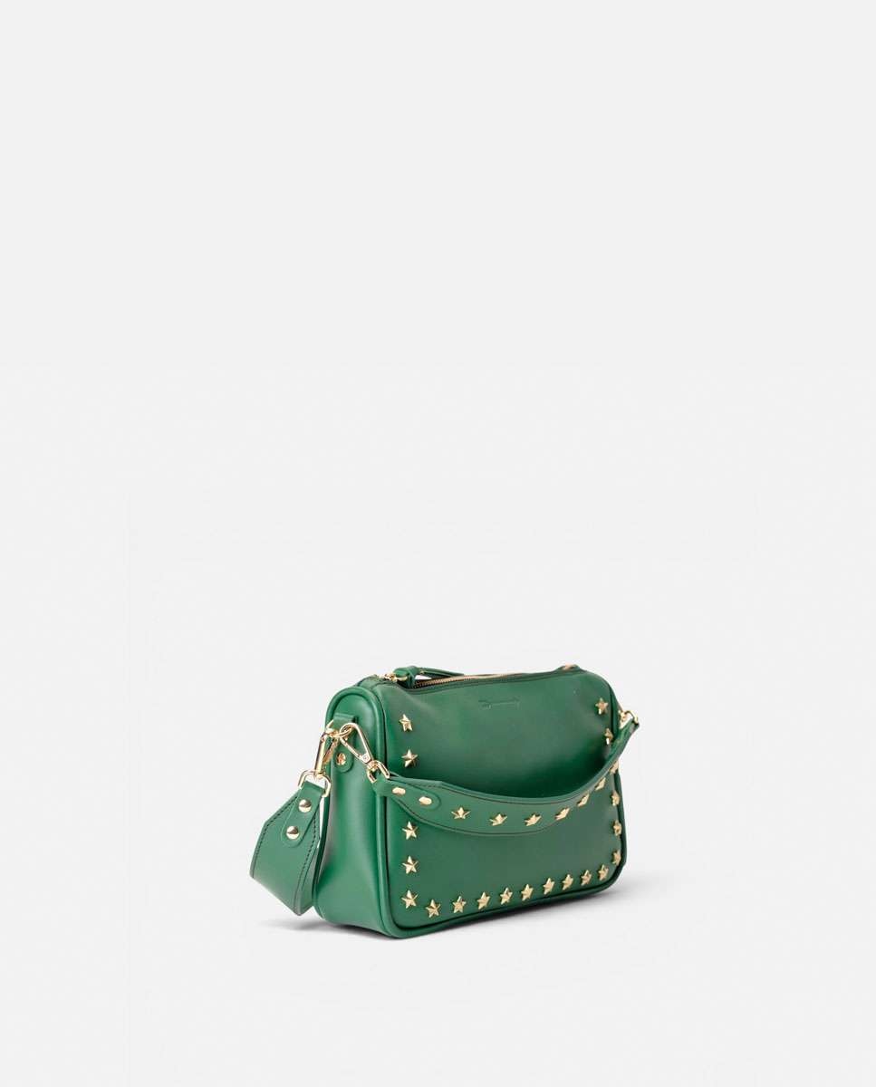 Bolso de hombro sandy stars de piel mediano forma rectangular - Mercules - Verde Verde-2