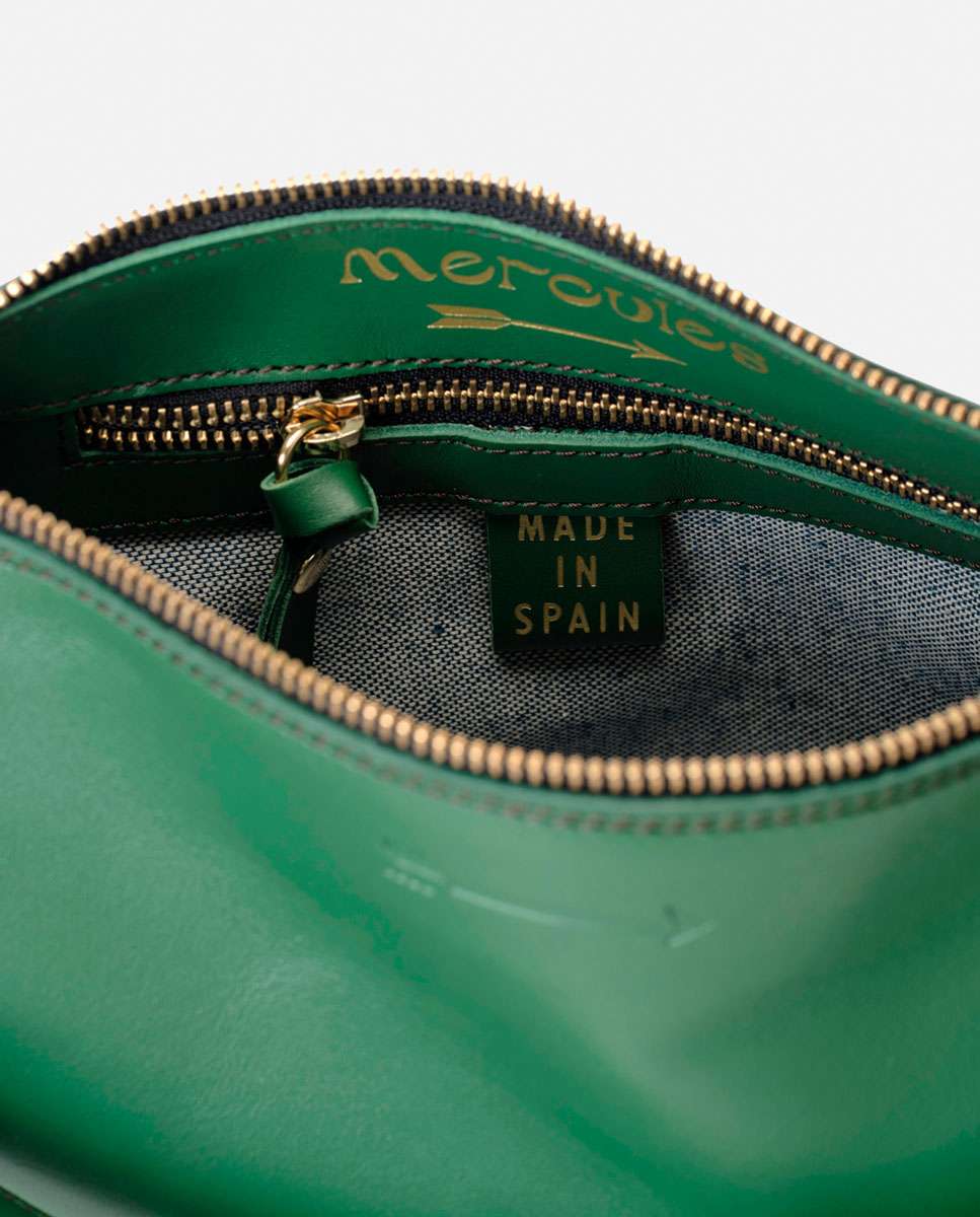 Bolso de hombro sandy stars de piel mediano forma rectangular - Mercules - Verde Verde-4