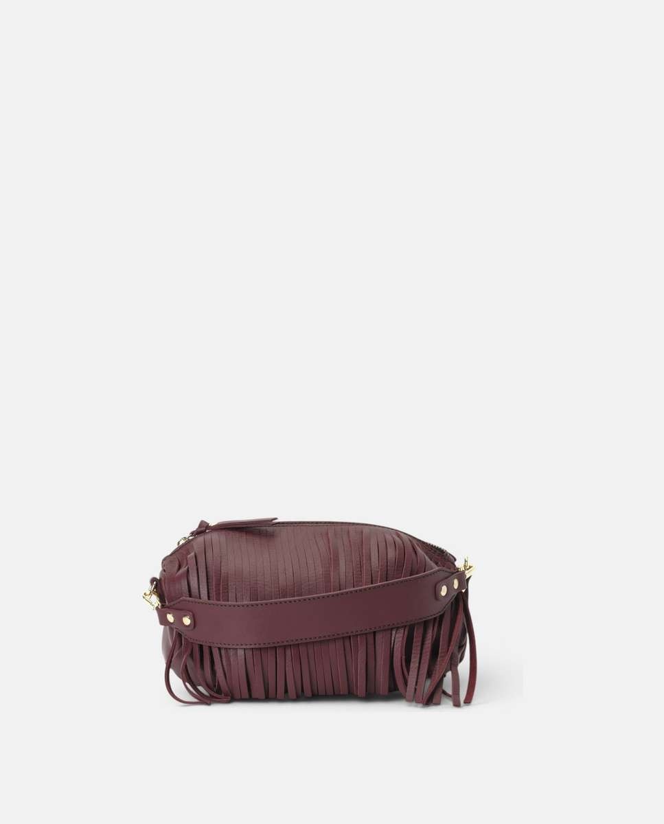 Bolso de hombro scott de piel mediano - Mercules - Burdeos Burdeos-1