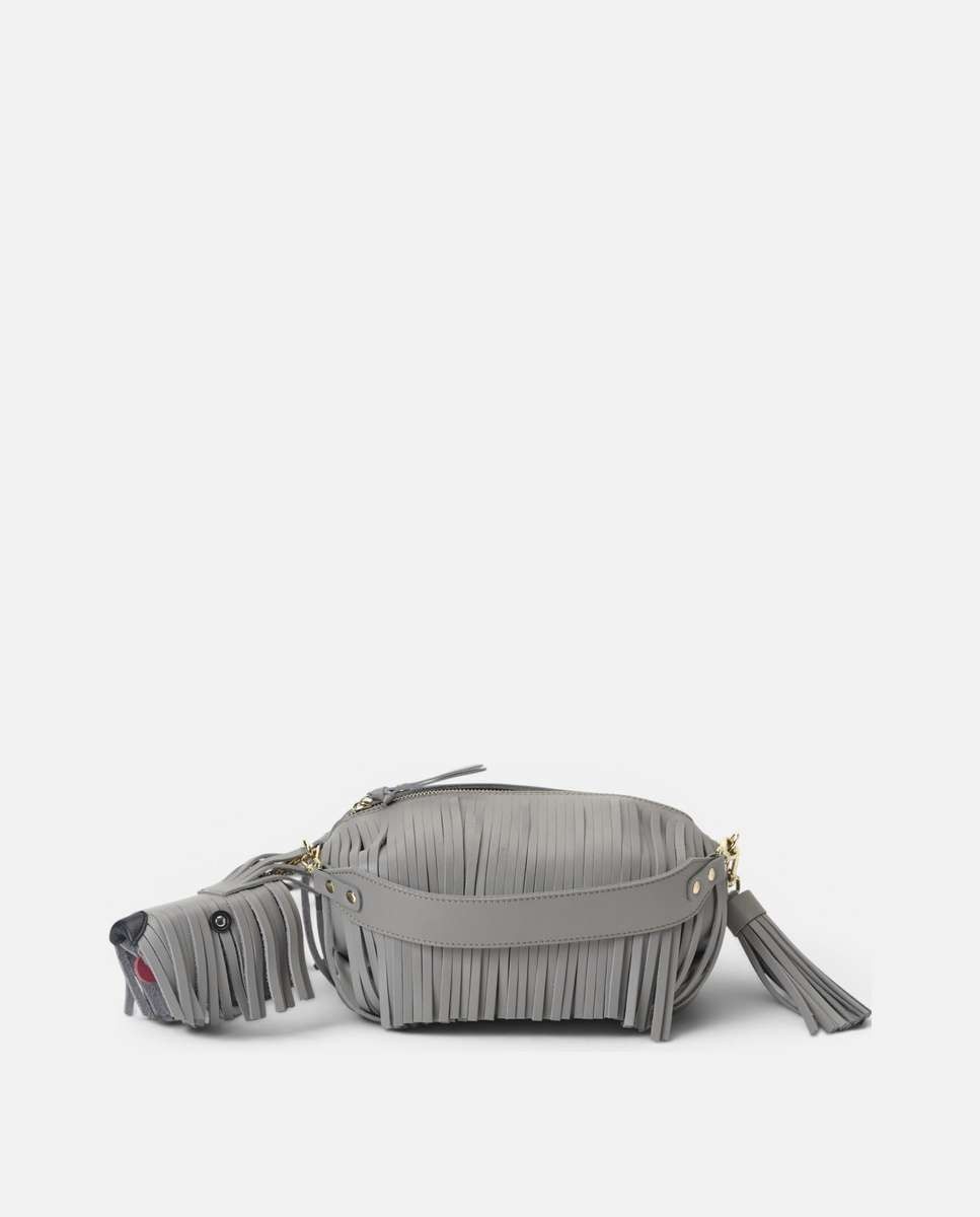 Bolso de hombro scott de piel mediano - Mercules - Gris Gris-5