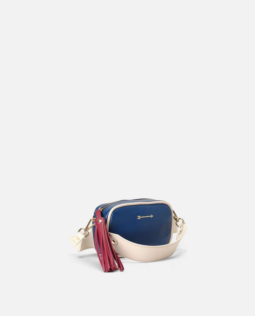 Bolso pequeño samba de piel pequeño - Mercules - Navy Navy-3