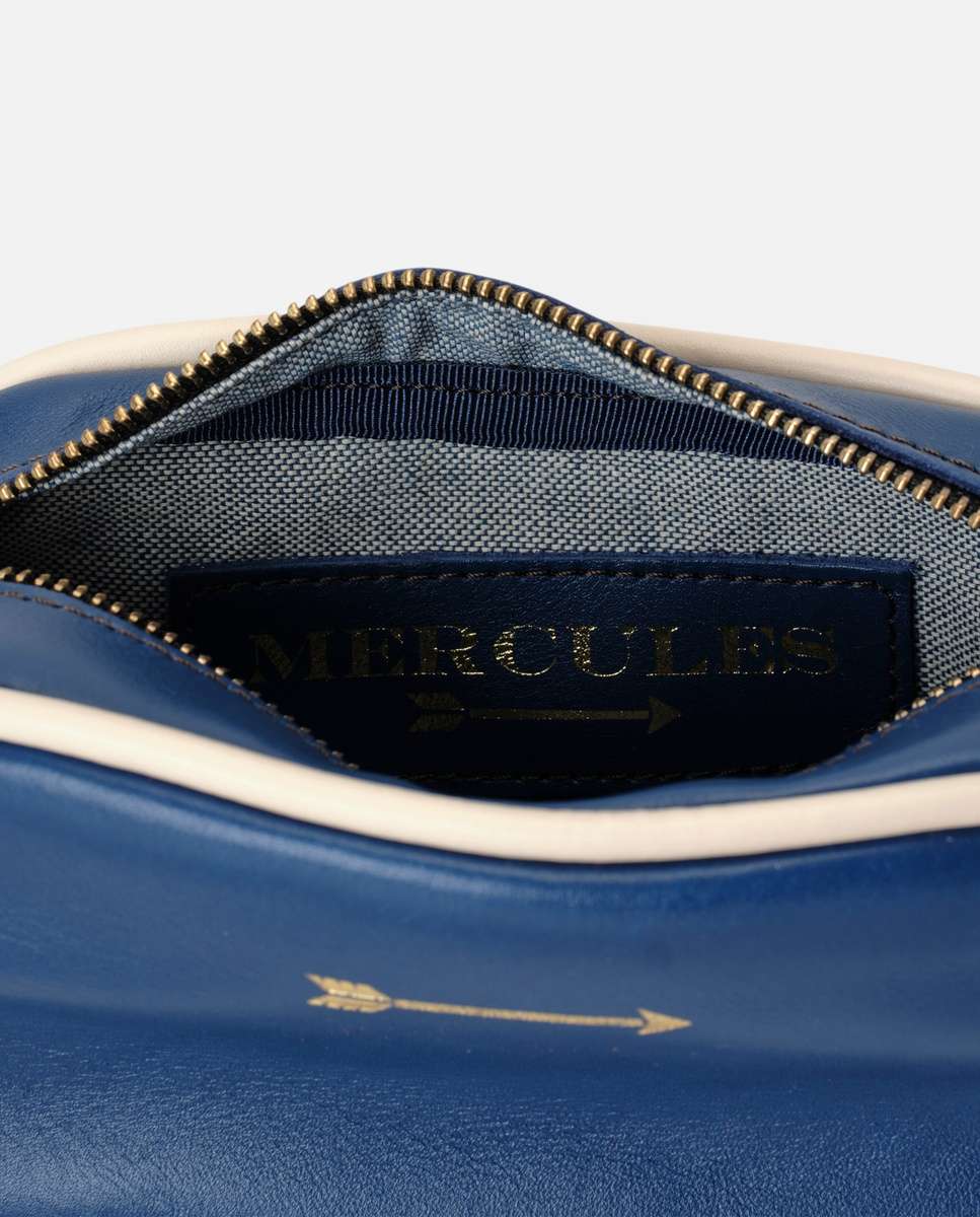 Bolso pequeño samba de piel pequeño - Mercules - Navy Navy-5