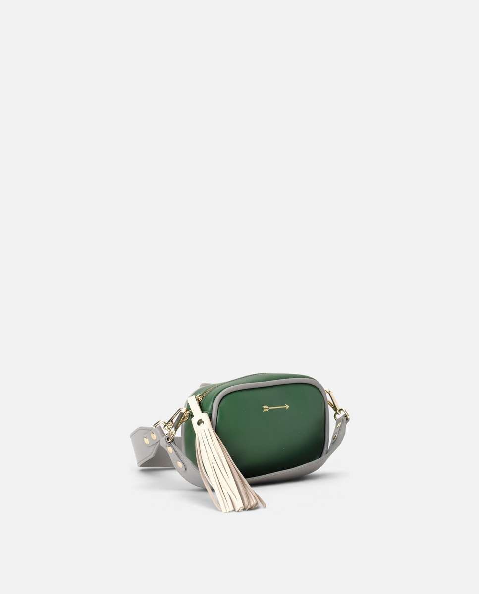 Bolso pequeño samba de piel pequeño - Mercules - Verde Verde-4