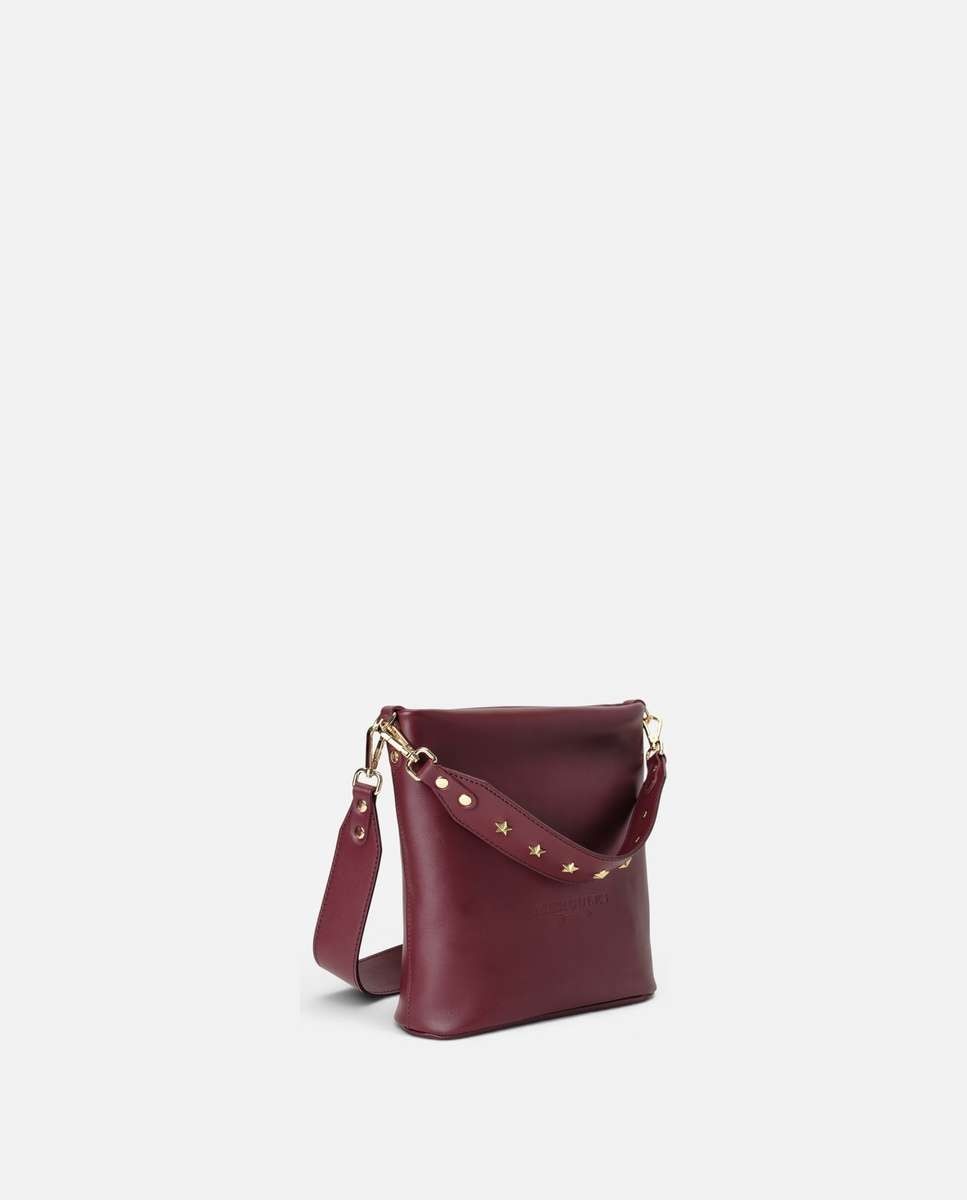 Bolso de hombro tango de piel mediano - Mercules - Burdeos Burdeos-3