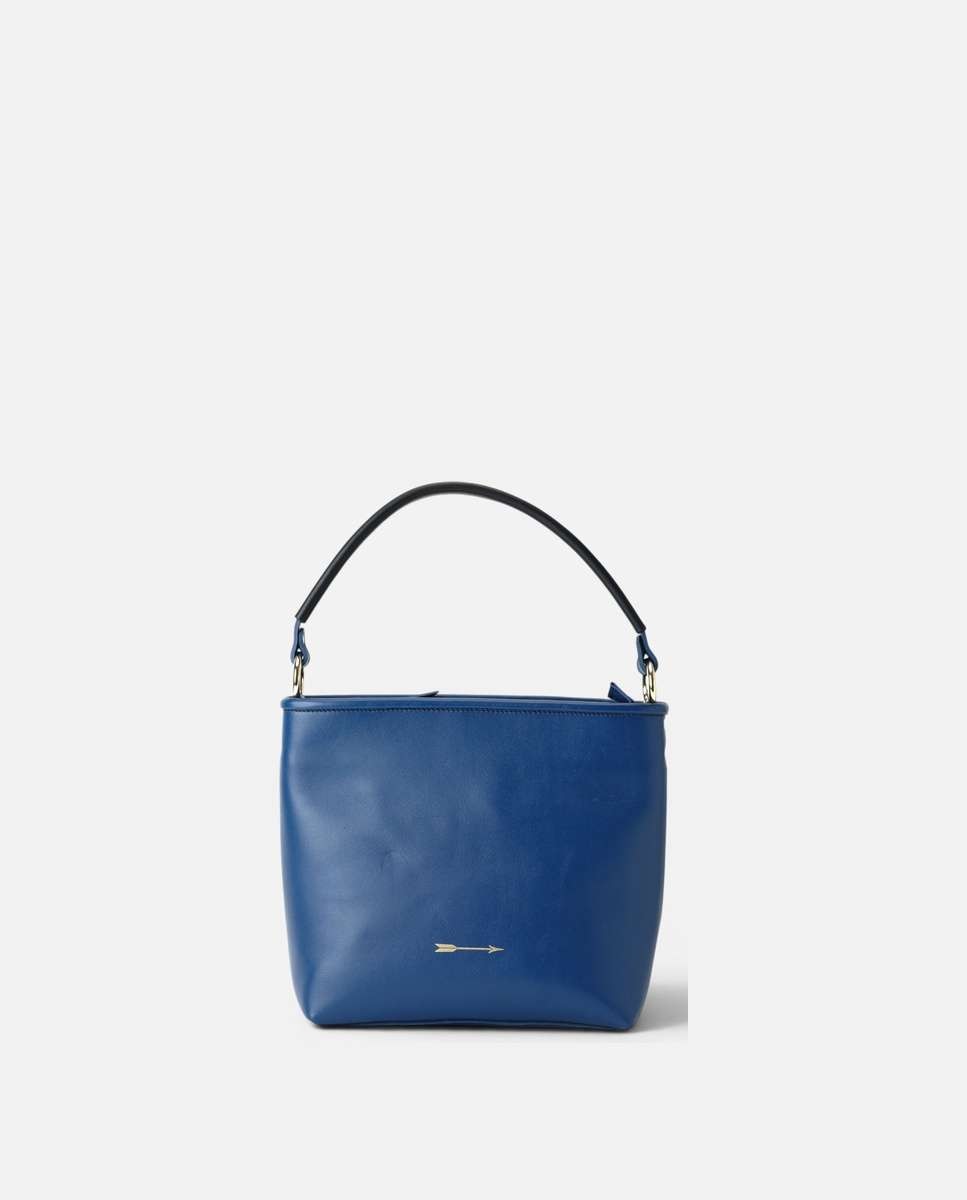 Bolso de mano tonga de piel mediano - Mercules - Navy Navy-1