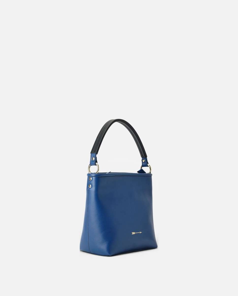 Bolso de mano tonga de piel mediano - Mercules - Navy Navy-3