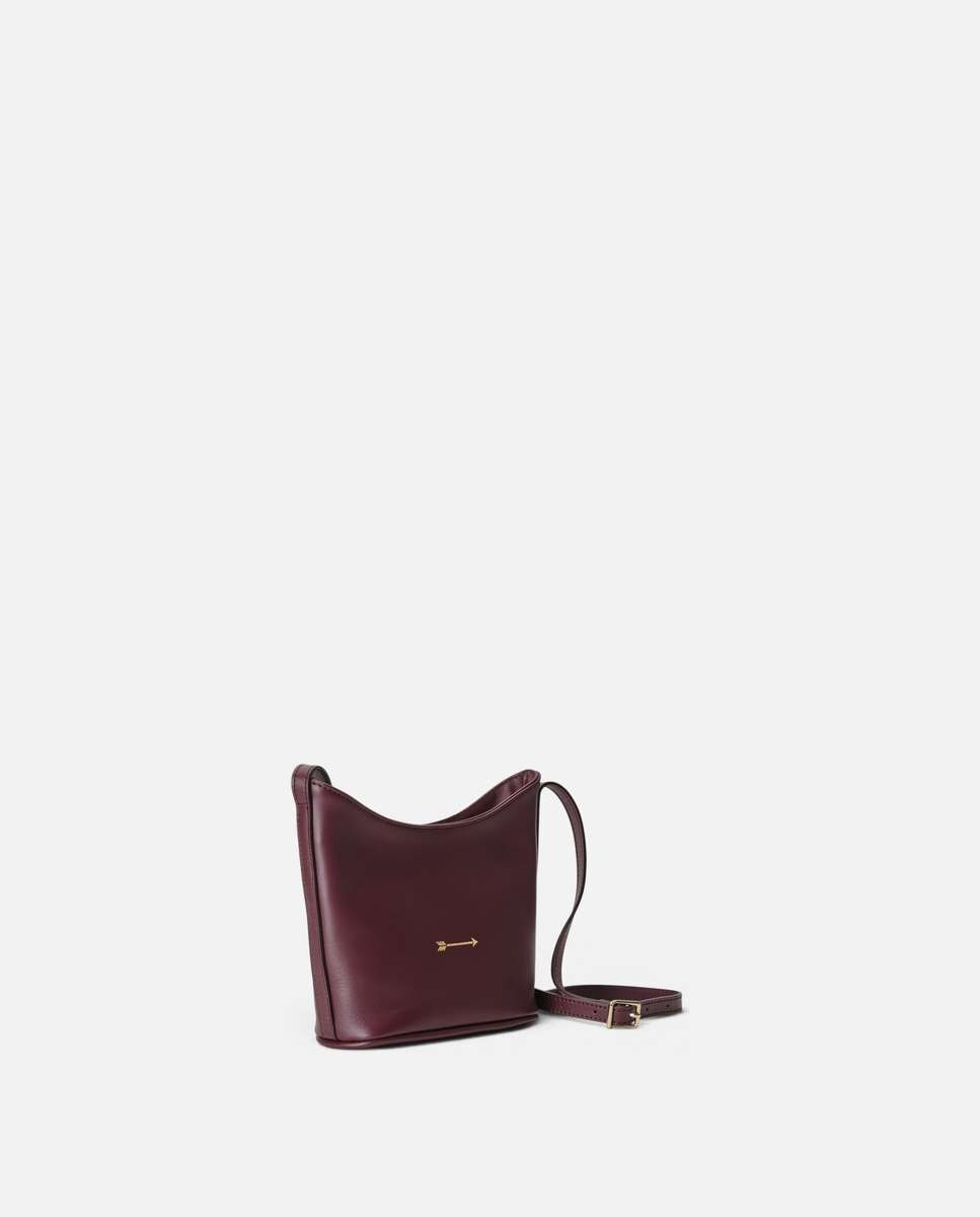 Bolso de hombro corbet de piel mediano - Mercules - Burdeos Burdeos-4