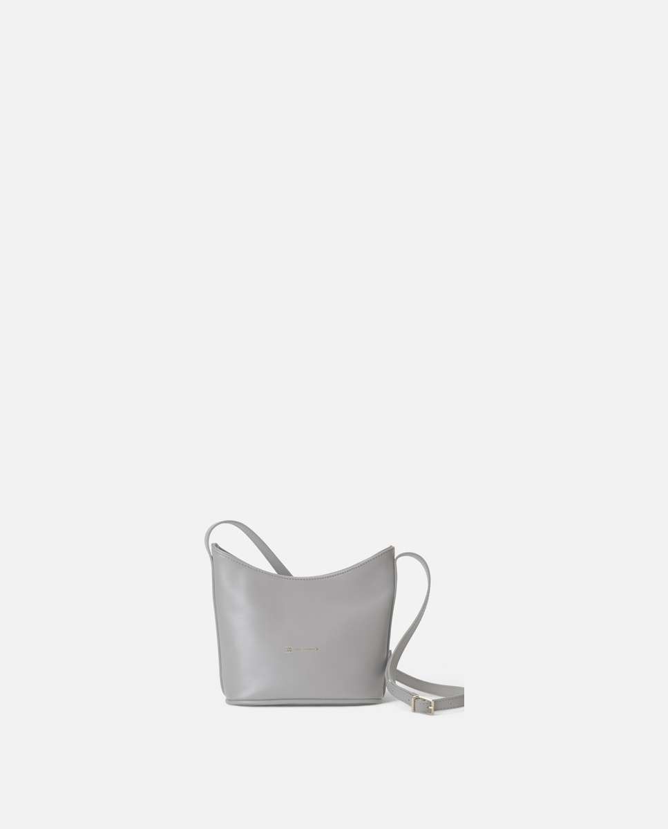 Bolso de hombro corbet de piel mediano - Mercules - Gris Gris-1