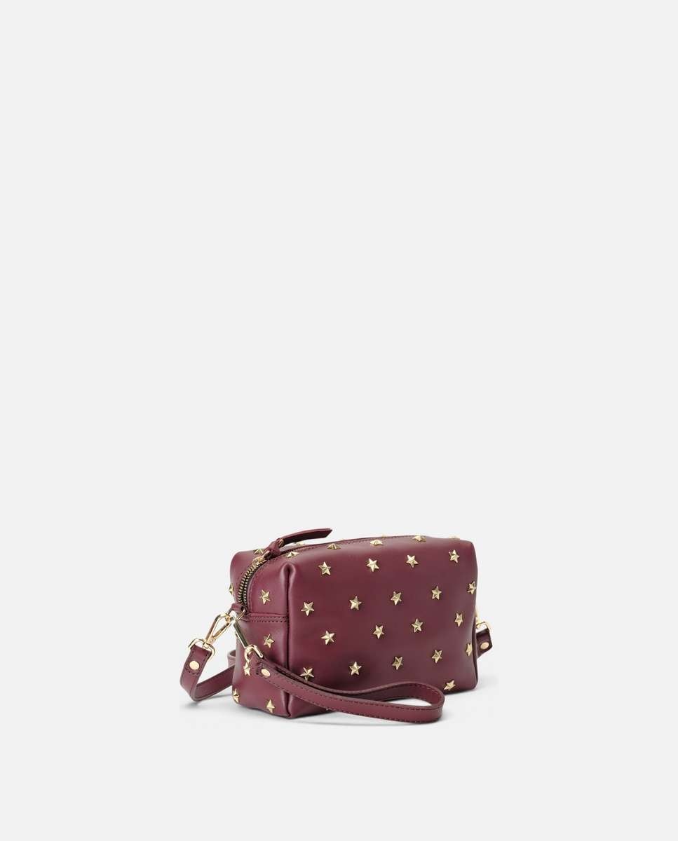 Bolso de hombro dixie de piel mediano - Mercules - Burdeos Burdeos-3