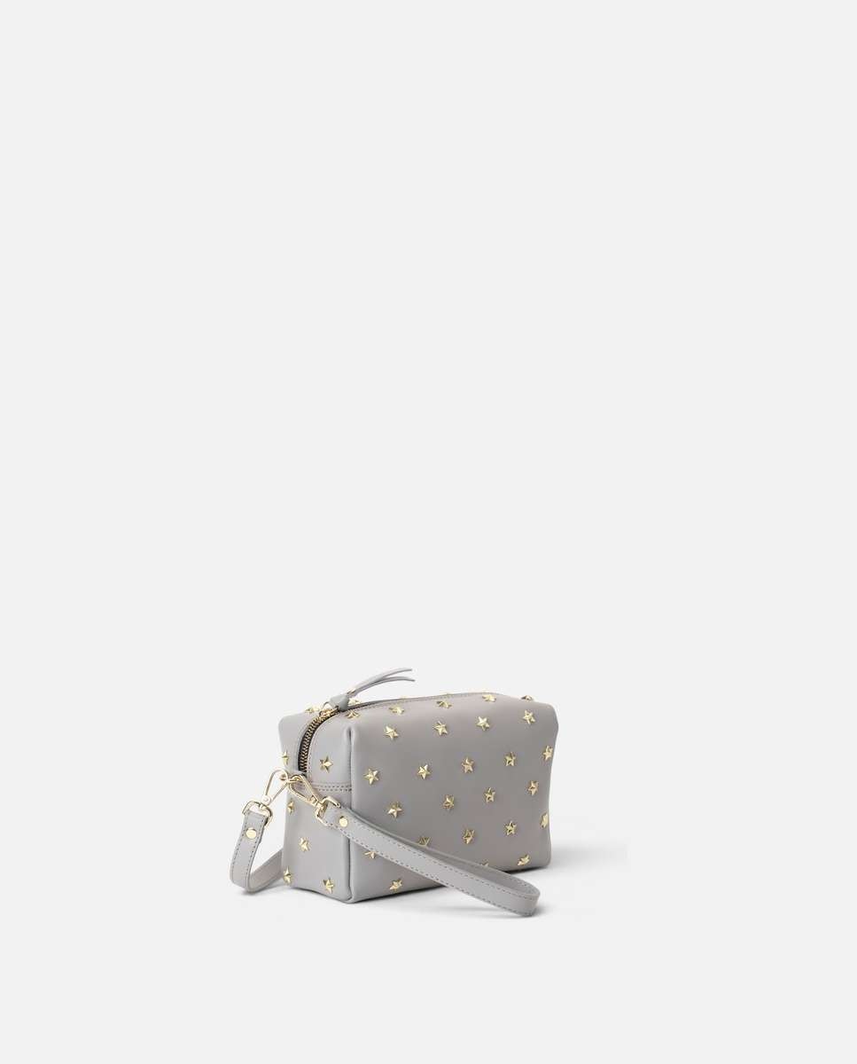 Bolso de hombro dixie de piel mediano - Mercules - Gris Gris-3