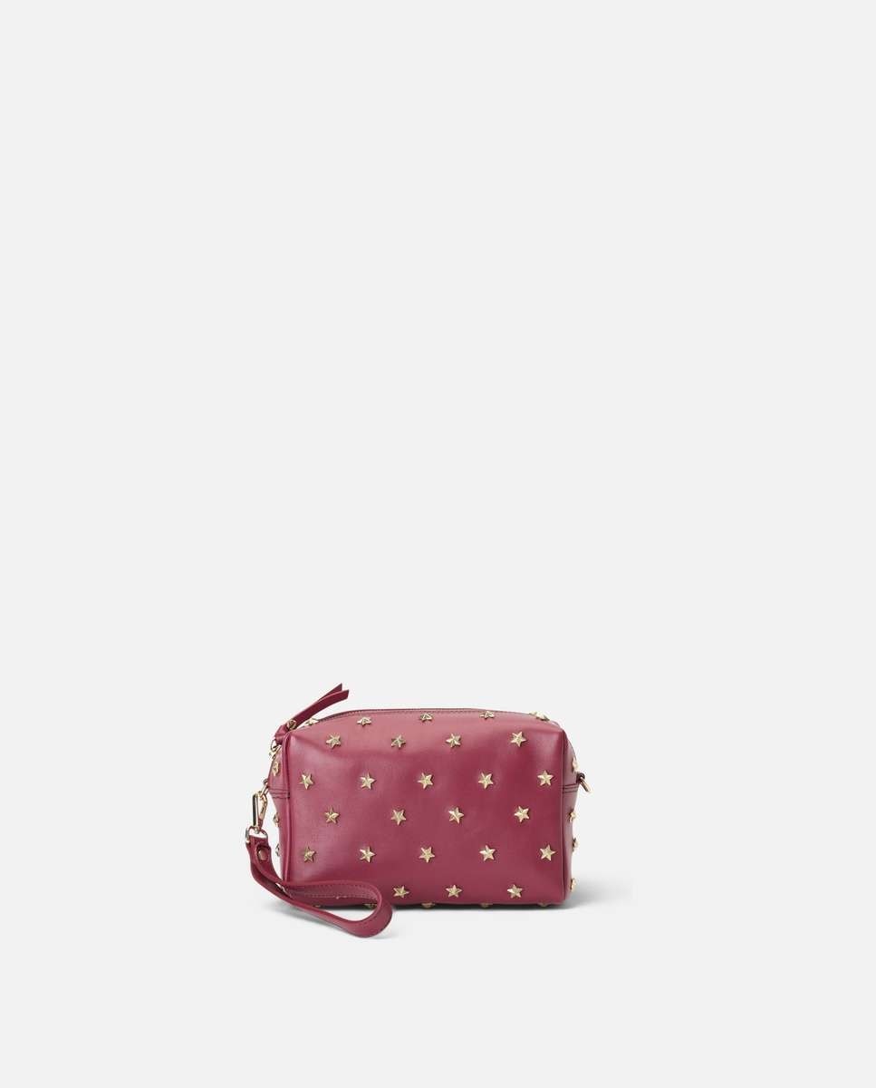 Bolso de hombro dixie de piel mediano - Mercules - Rojo Rojo-1