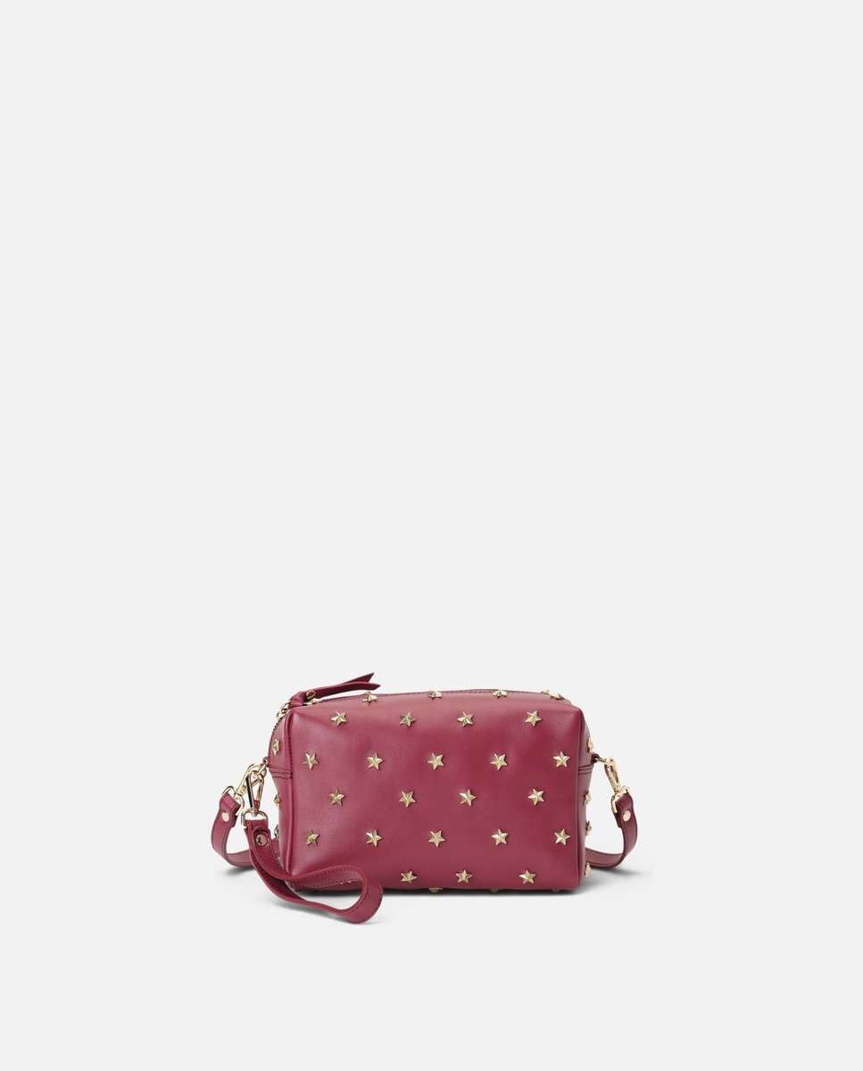 Bolso de hombro dixie de piel mediano - Mercules - Rojo Rojo-4