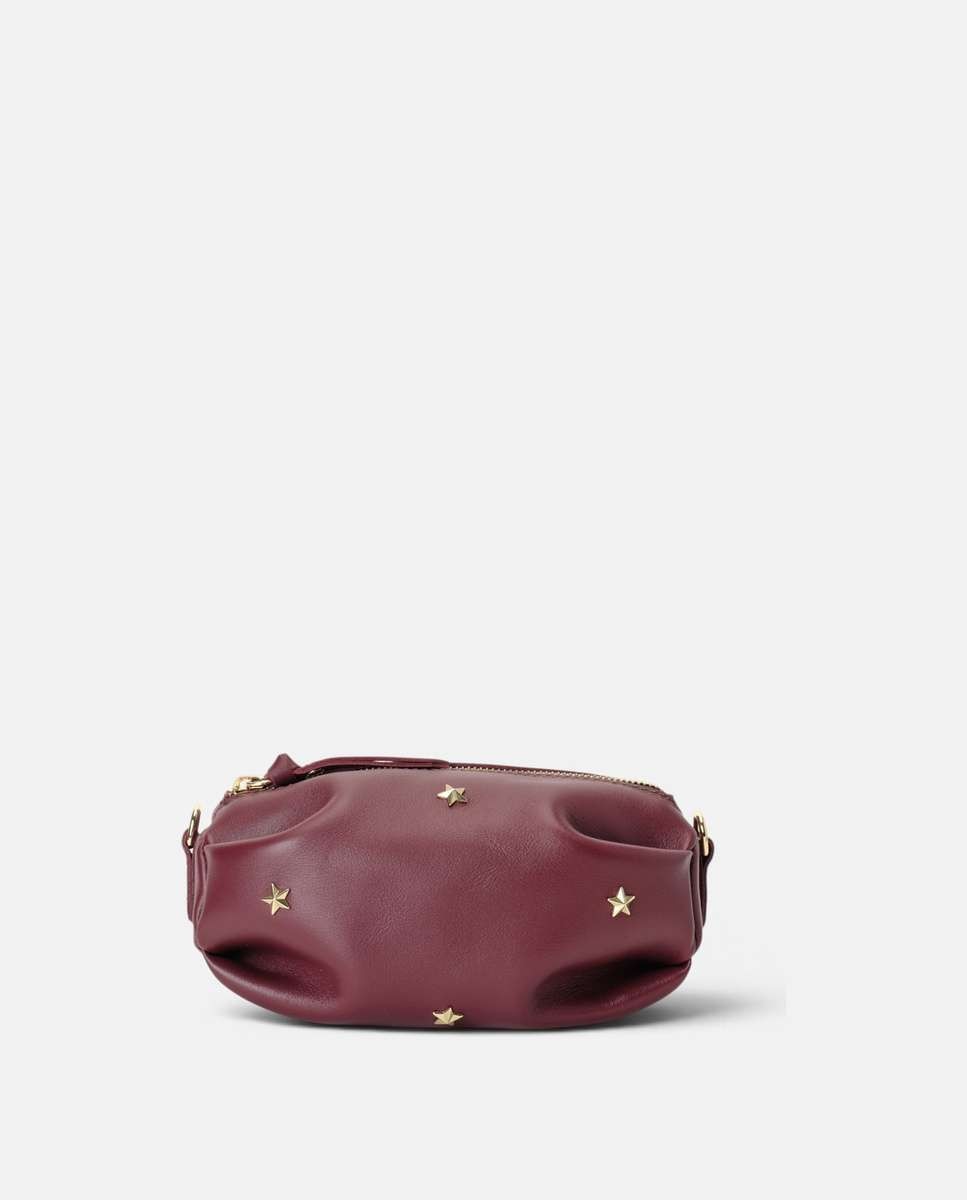 Bolso pequeño wasp de piel pequeño forma ovalada - Mercules - Burdeos Burdeos-4