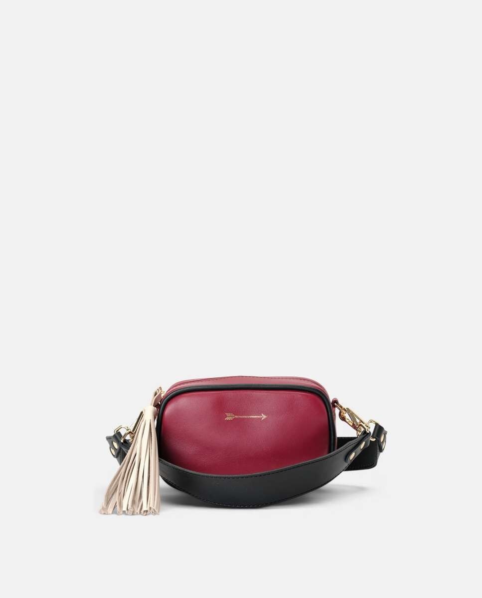 Bolso pequeño samba de piel pequeño - Mercules - Rojo Rojo-3