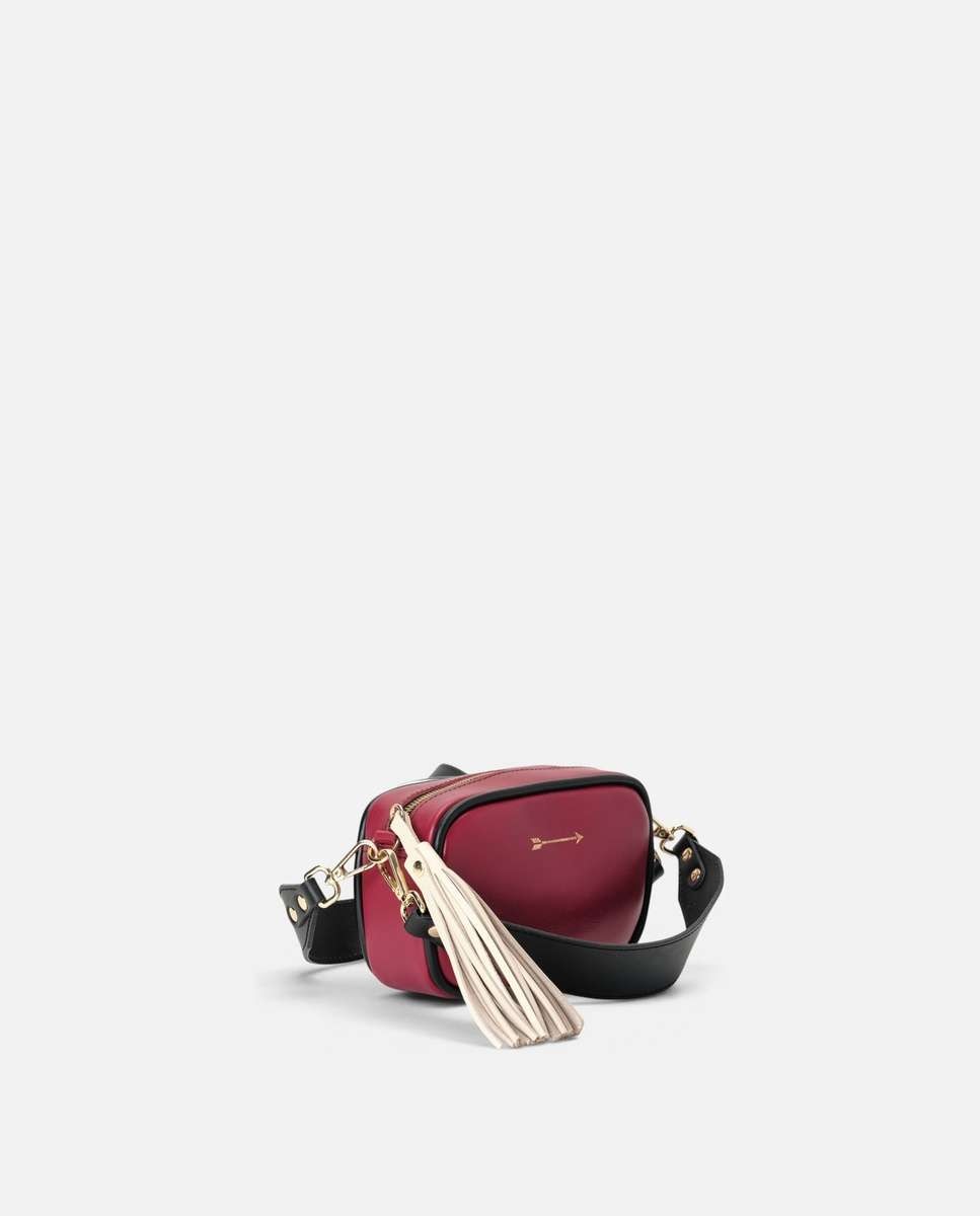 Bolso pequeño samba de piel pequeño - Mercules - Rojo Rojo-2