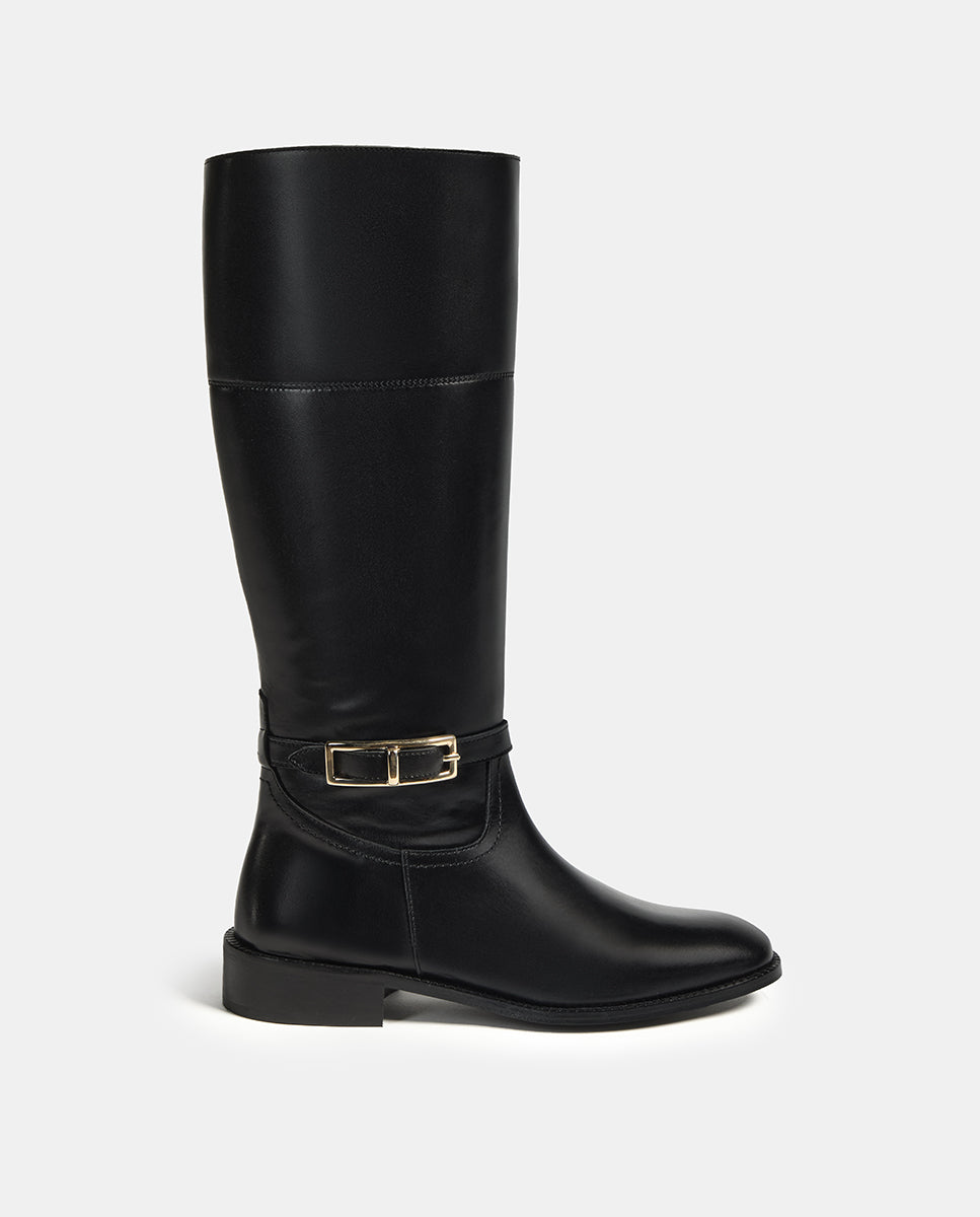 Bota de mujer de montar - Bryan Stepwise - Negro Negro-1
