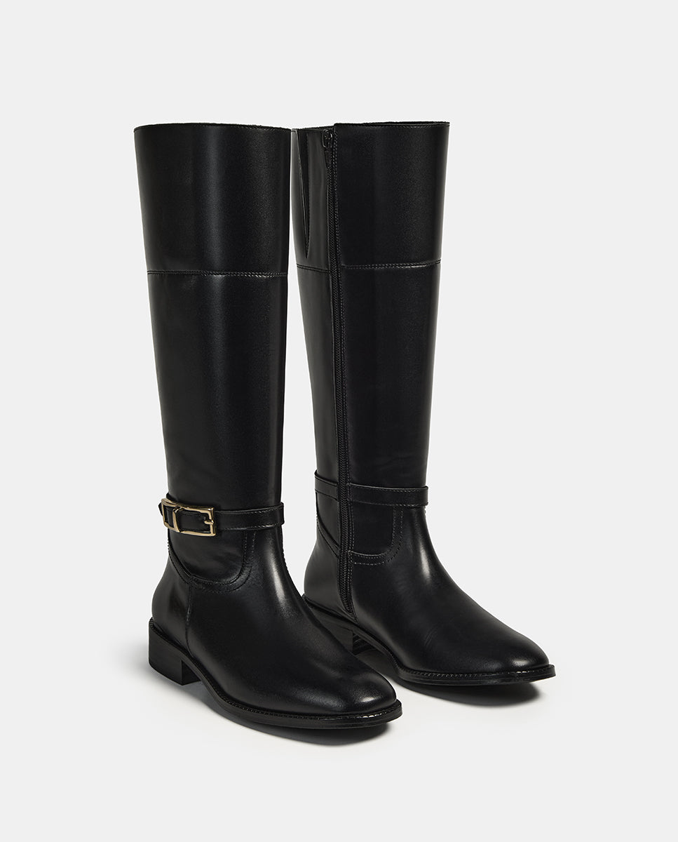 Bota de mujer de montar - Bryan Stepwise - Negro Negro-2