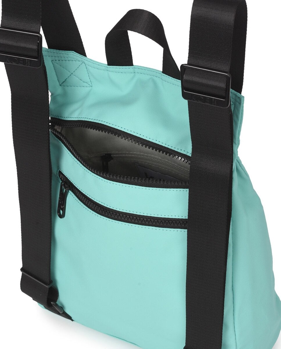 Mochila grande antirrobo kcb dual - Aguamarina Aguamarina-4