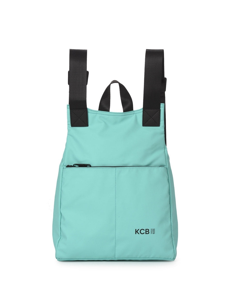 Mochila pequeña antirrobo kcb dual - Aguamarina Aguamarina-1