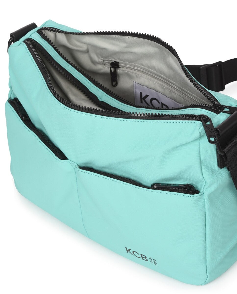 Bandolera grande kcb dual - Aguamarina Aguamarina-4