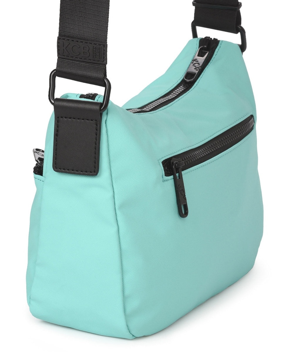 Bandolera pequeña kcb dual - Aguamarina Aguamarina-2