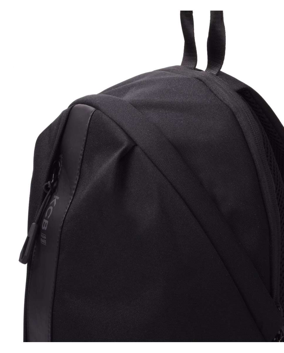 Mochila grande de hombre color con cremallera - Kcb - Negro Negro-5