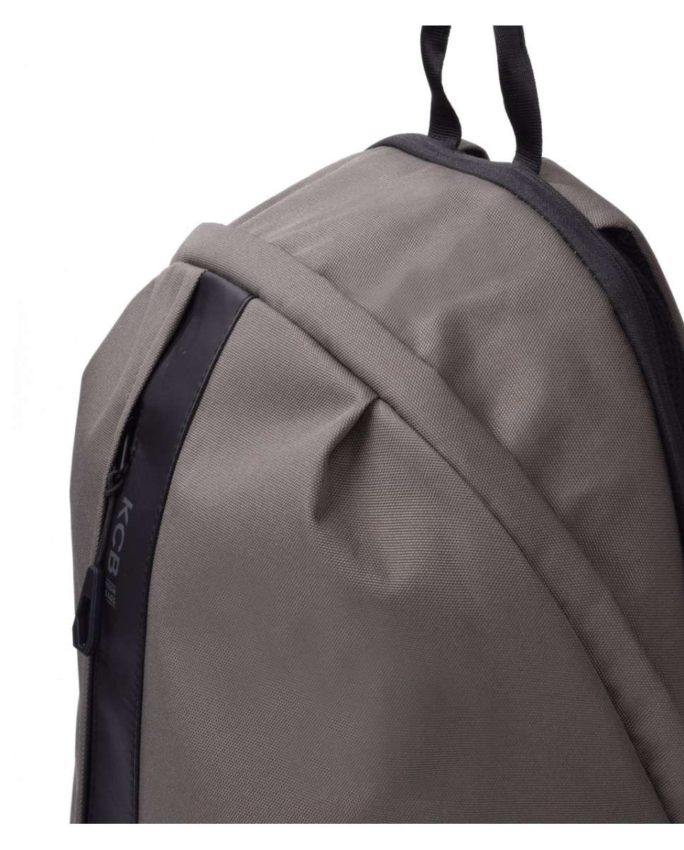 Mochila grande de hombre color kaki con cremallera - Kcb - Verde militar Verde militar-5