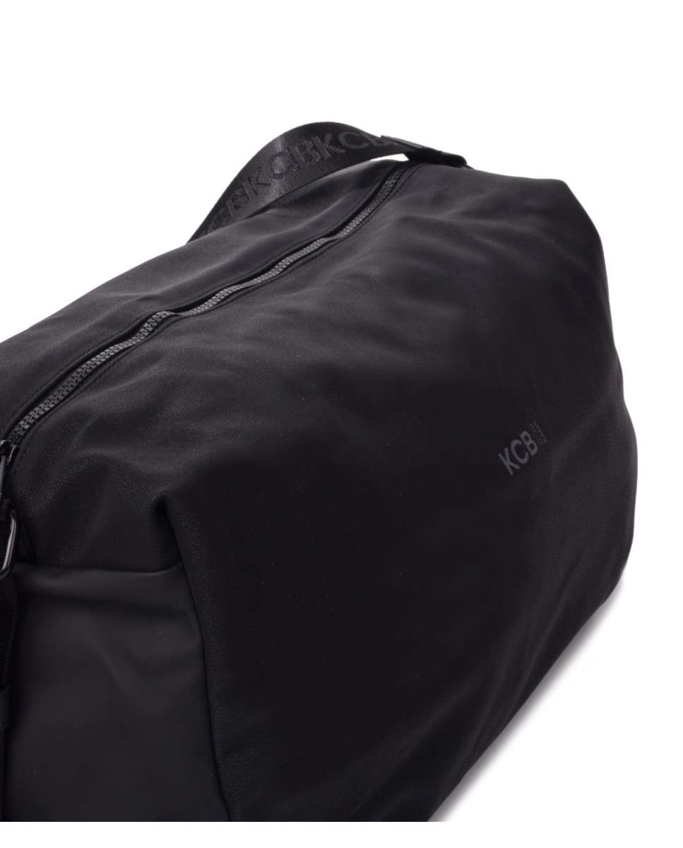 Bolso de hombro grande con cremallera en - Kcb - Negro Negro-2