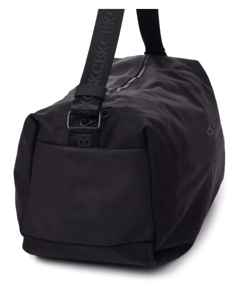 Bolso de hombro grande con cremallera en - Kcb - Negro Negro-3