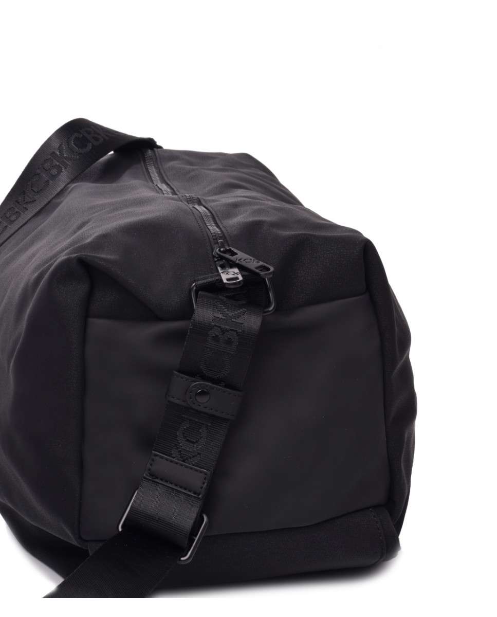 Bolso de hombro grande con cremallera en - Kcb - Negro Negro-4