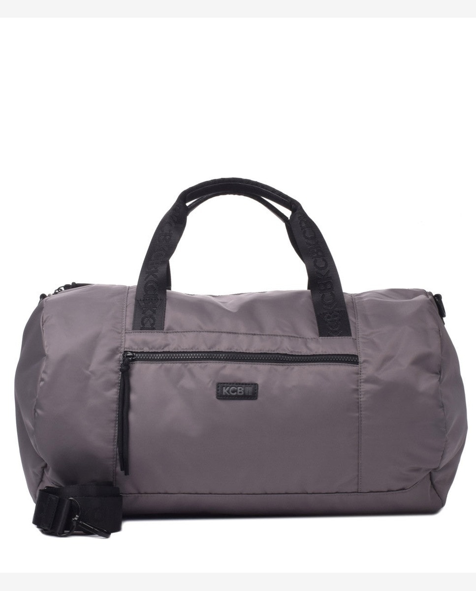 Bolsa de gimnasio puffy grande color - Kcb - Gris Gris-1
