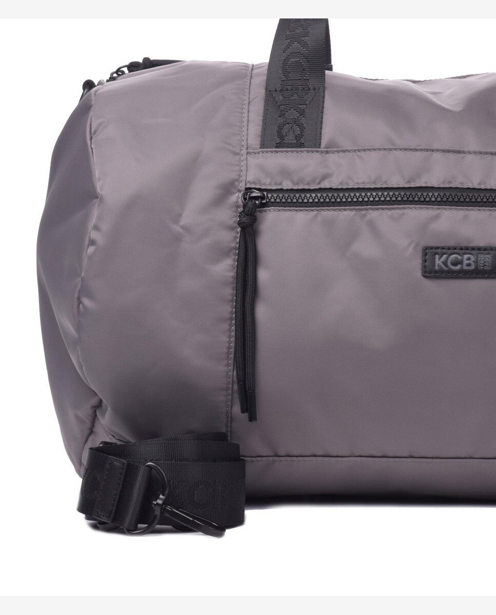 Bolsa de gimnasio puffy grande color - Kcb - Gris Gris-3