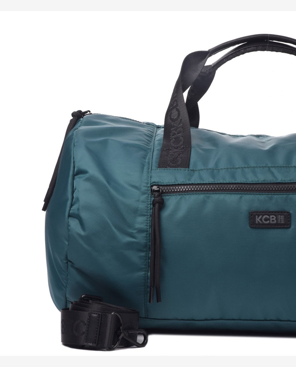 Bolsa de gimnasio puffy grande color petróleo - Kcb - Azul Azul-3