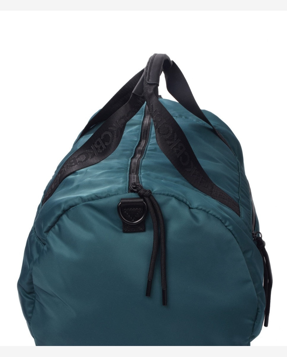 Bolsa de gimnasio puffy grande color petróleo - Kcb - Azul Azul-2