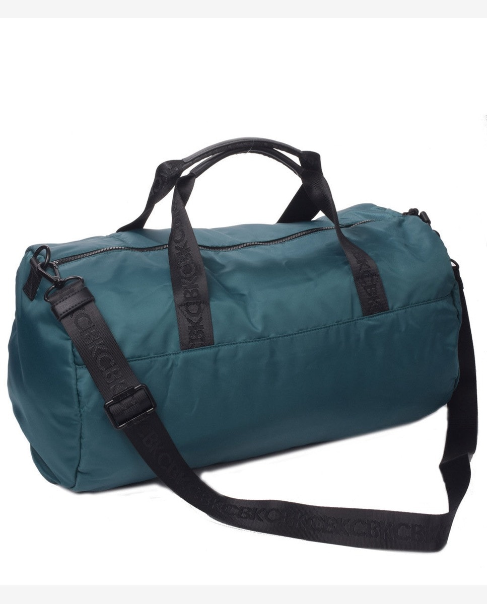 Bolsa de gimnasio puffy grande color petróleo - Kcb - Azul Azul-4