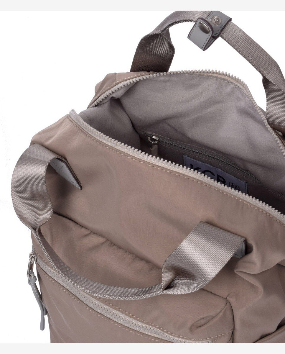 Mochila grande de mujer con bolsillo frontal - Kcb - Topo Topo-4