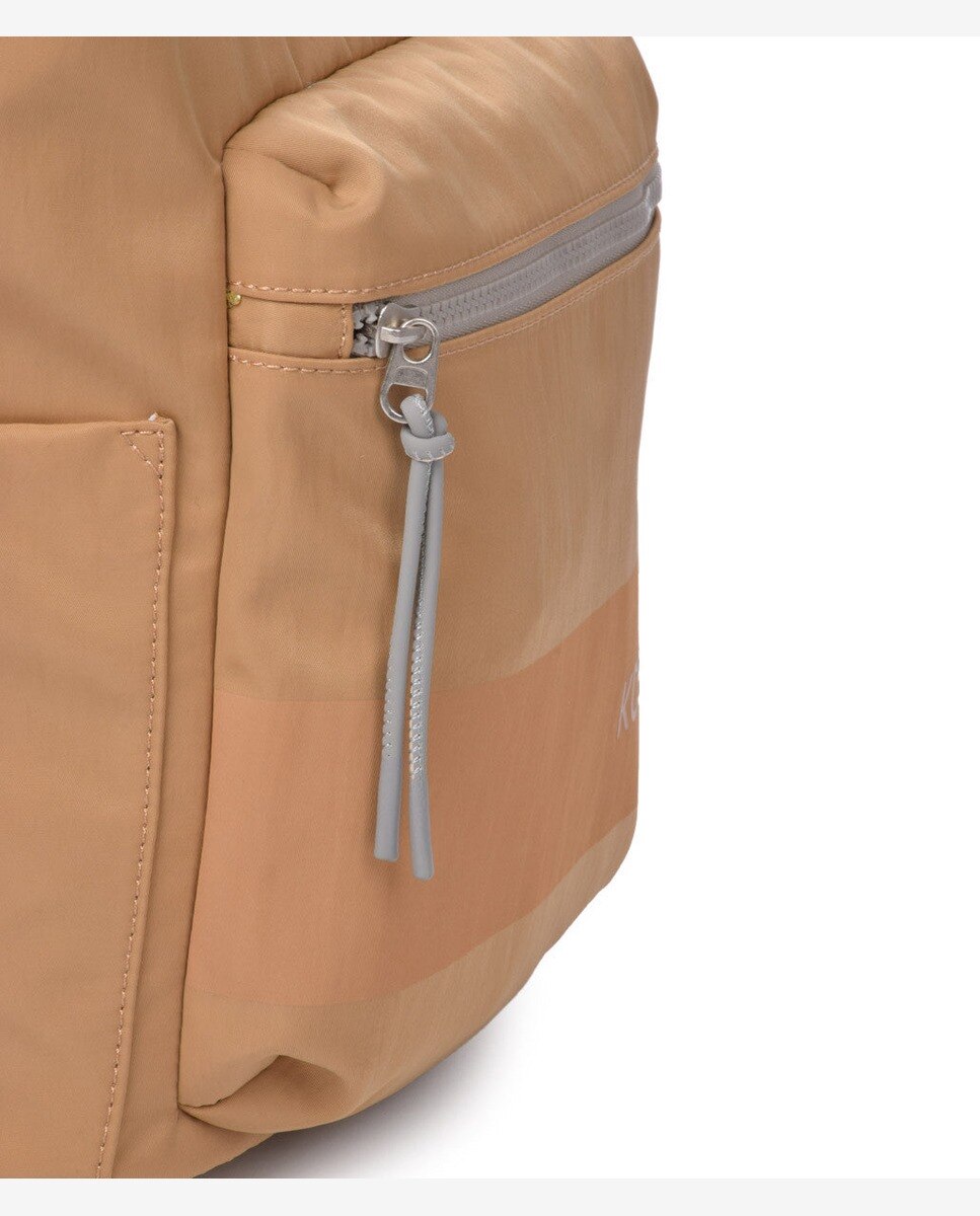 Mochila grande de mujer con bolsillo frontal - Kcb - Camel Camel-3