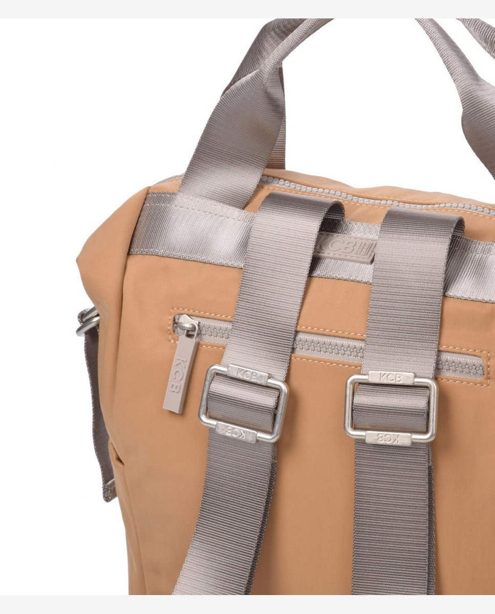 Mochila grande de mujer con bolsillo frontal - Kcb - Camel Camel-2