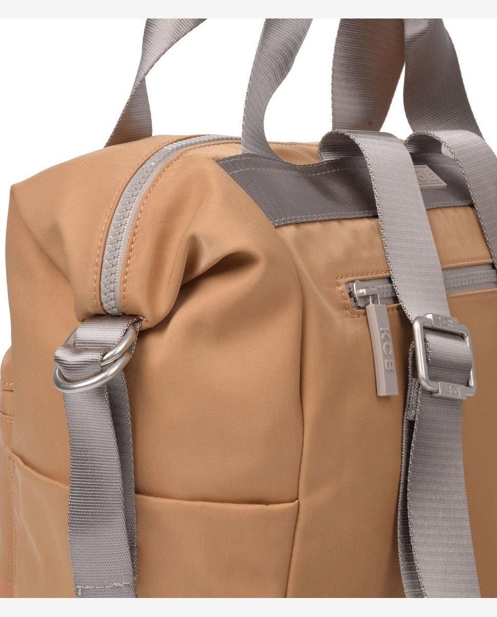 Mochila grande de mujer con bolsillo frontal - Kcb - Camel Camel-4
