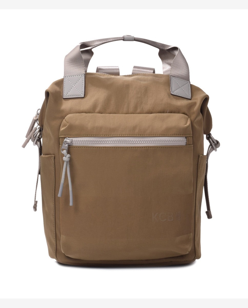 Imagen 0 de Mochila grande de mujer con bolsillo frontal Verde oscuro