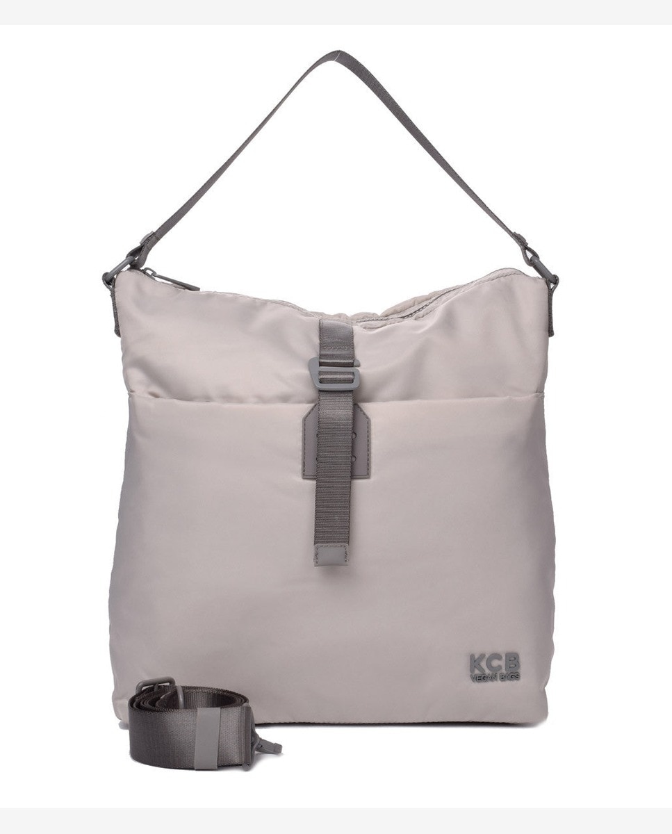 Bolso de hombro hook color hielo - Kcb - Gris claro Gris claro-1