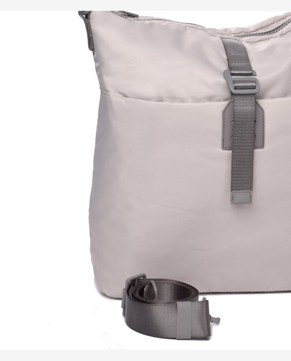 Bolso de hombro hook color hielo - Kcb - Gris claro Gris claro-2