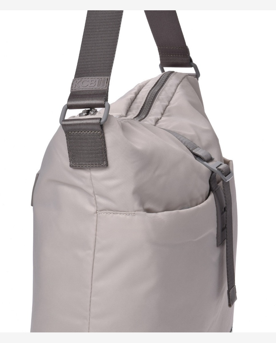 Bolso de hombro hook color hielo - Kcb - Gris claro Gris claro-4