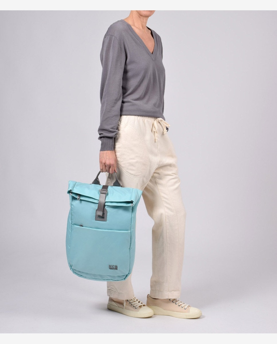 Mochila de mujer hook grande color cielo - Kcb - Azul claro Azul claro-2
