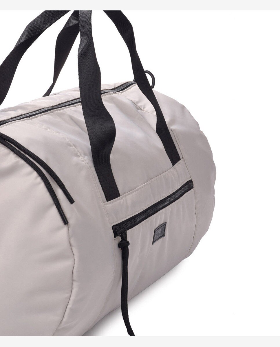 Bolsa de gimnasio puffy grande color hielo - Kcb - Blanco Blanco-3