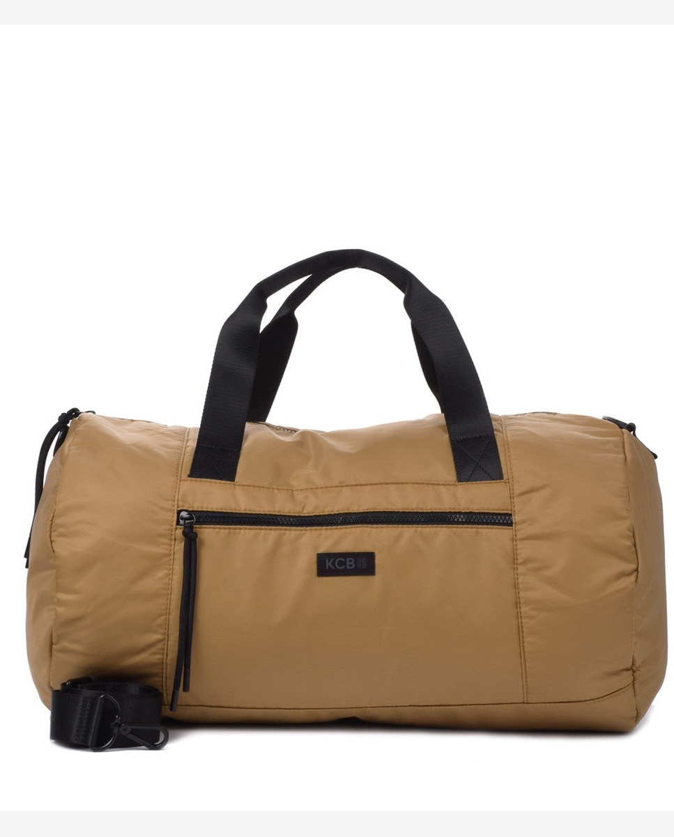 Bolsa de gimnasio puffy grande color ocre - Kcb - Camel Camel-1