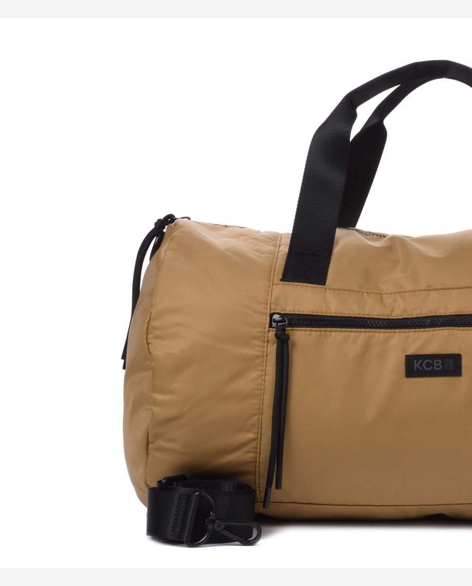 Bolsa de gimnasio puffy grande color ocre - Kcb - Camel Camel-6