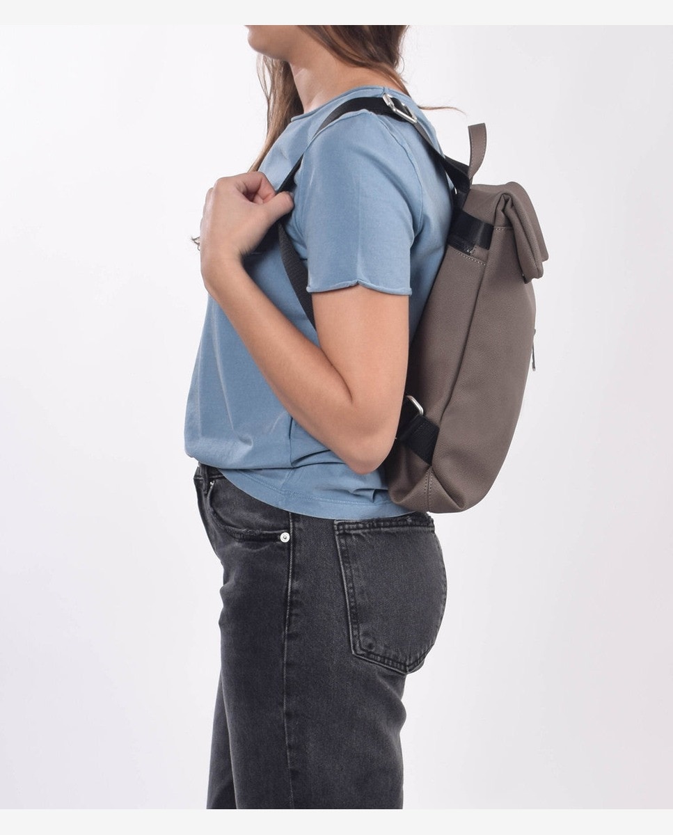 Mochila antirrobo mediana de mujer con solapa - Kcb - Topo Topo-2