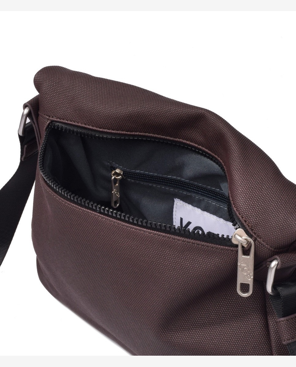 Bandolera antirrobo mediana kcb strong - Marrón oscuro Marrón oscuro-7