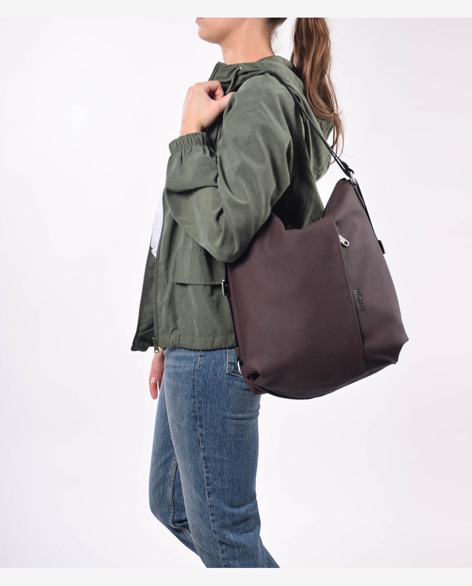 Bolso-mochila kcb strong - Marrón oscuro Marrón oscuro-2